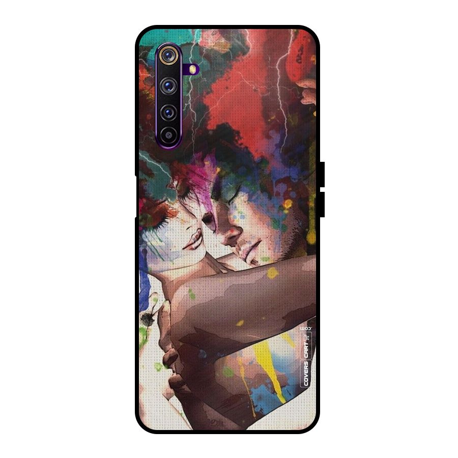 Artsy Romance Metal Back Case for Realme 6 Pro