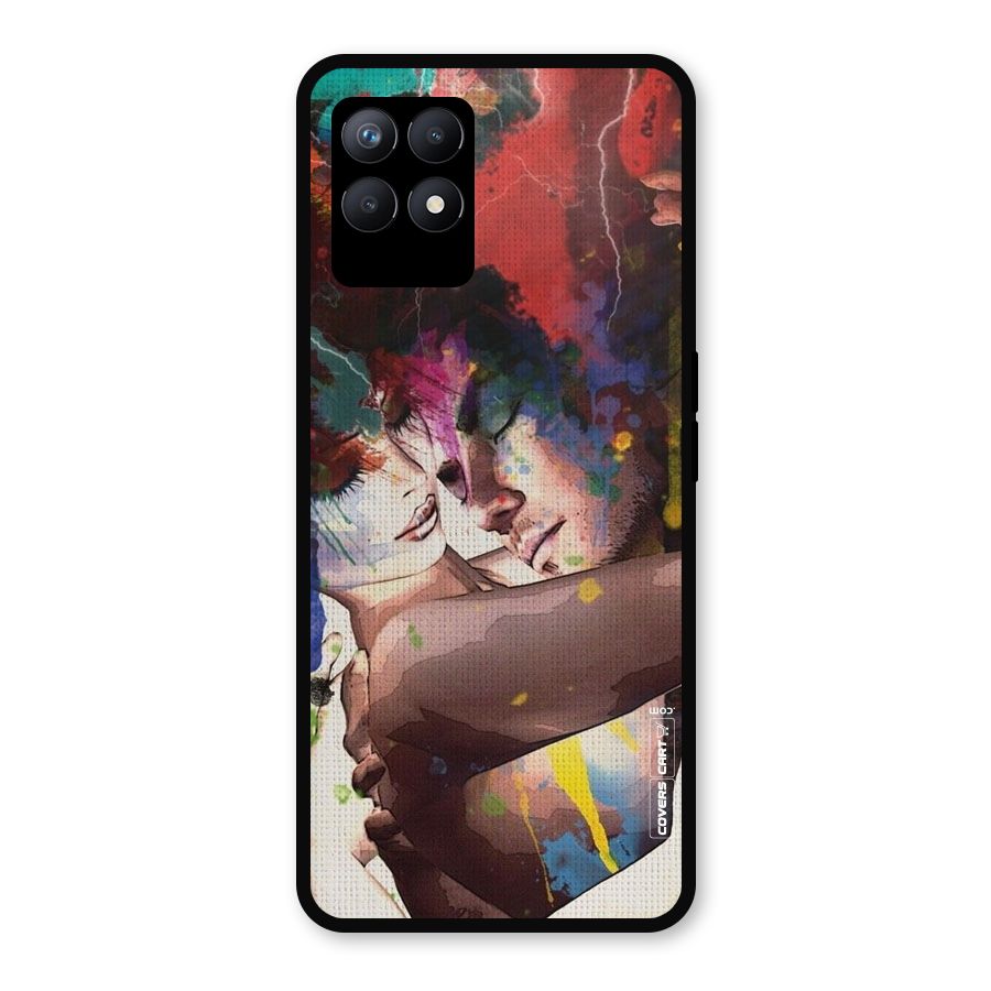 Artsy Romance Metal Back Case for Realme Narzo 50