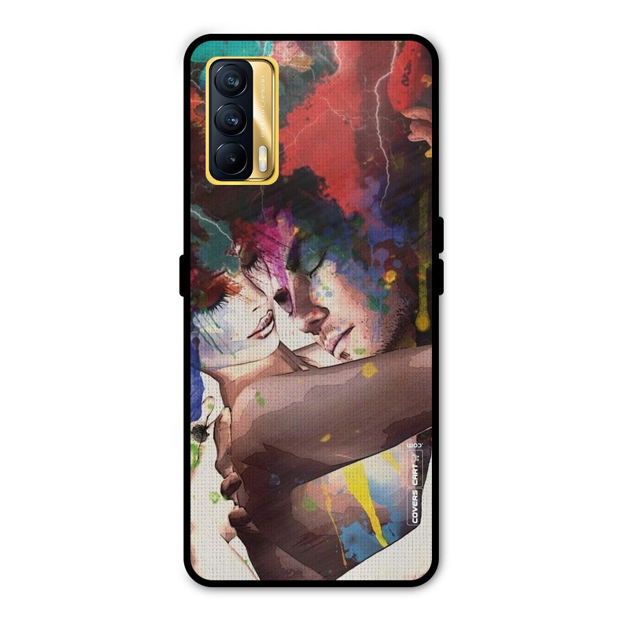 Artsy Romance Metal Back Case for Realme X7