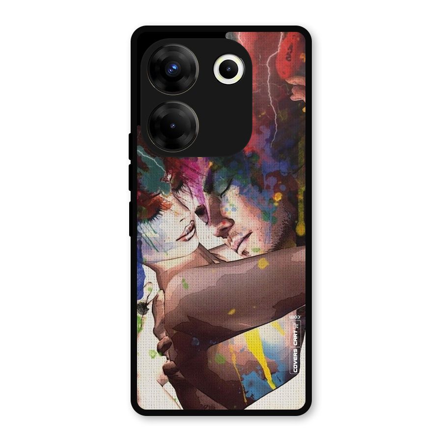Artsy Romance Metal Back Case for Tecno Camon 20