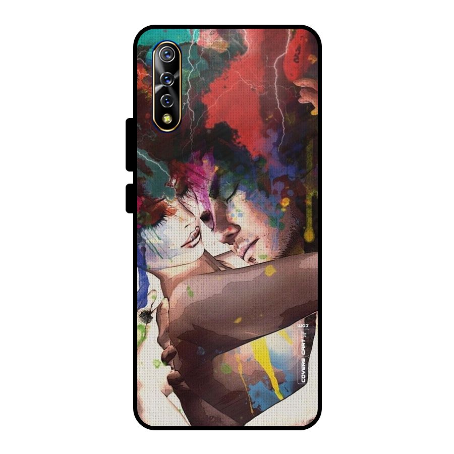 Artsy Romance Metal Back Case for Vivo S1