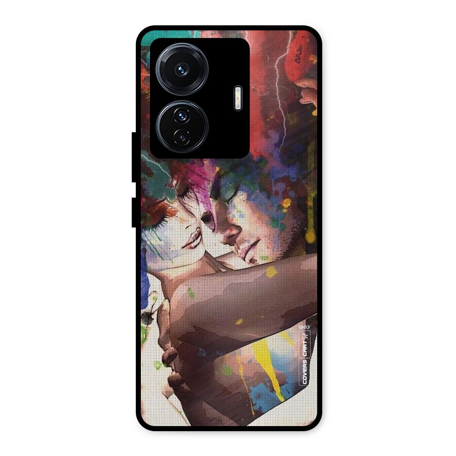 Artsy Romance Metal Back Case for Vivo T1 Pro