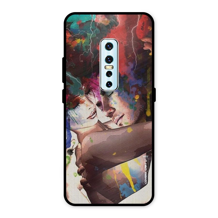 Artsy Romance Metal Back Case for Vivo V17 Pro