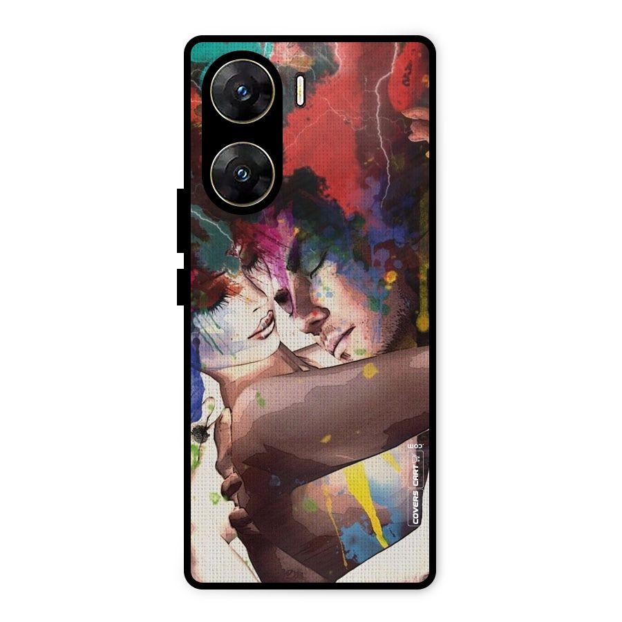 Artsy Romance Metal Back Case for Vivo V29e