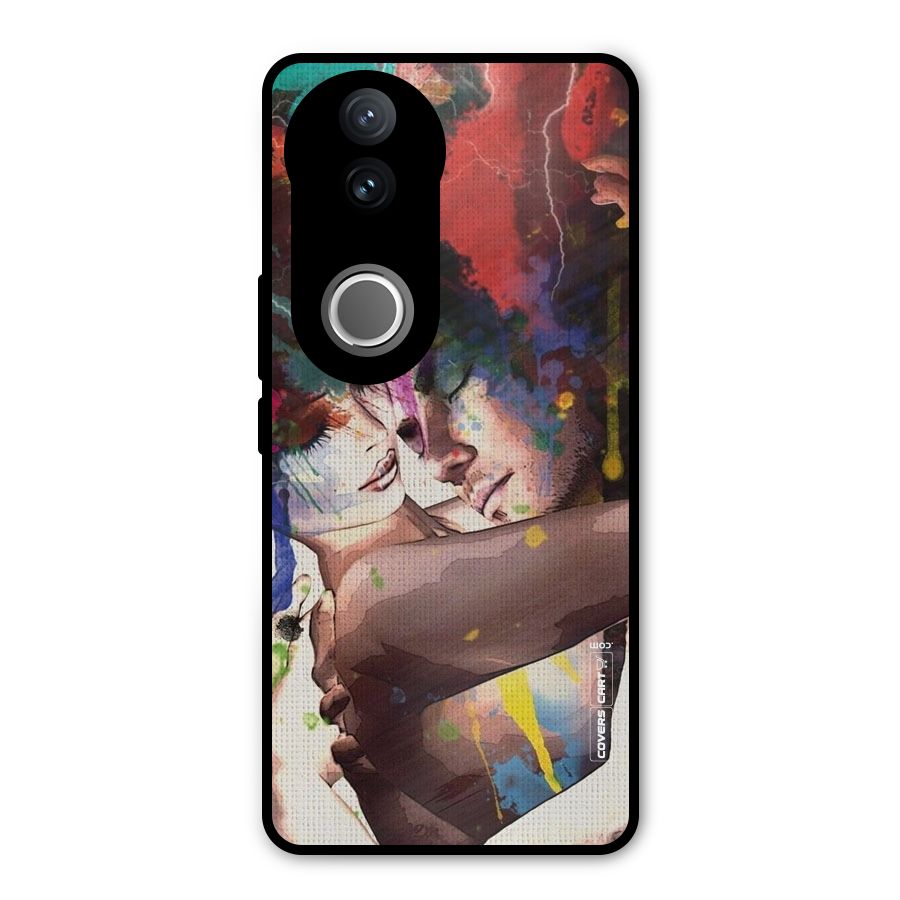 Artsy Romance Metal Back Case for Vivo V50e