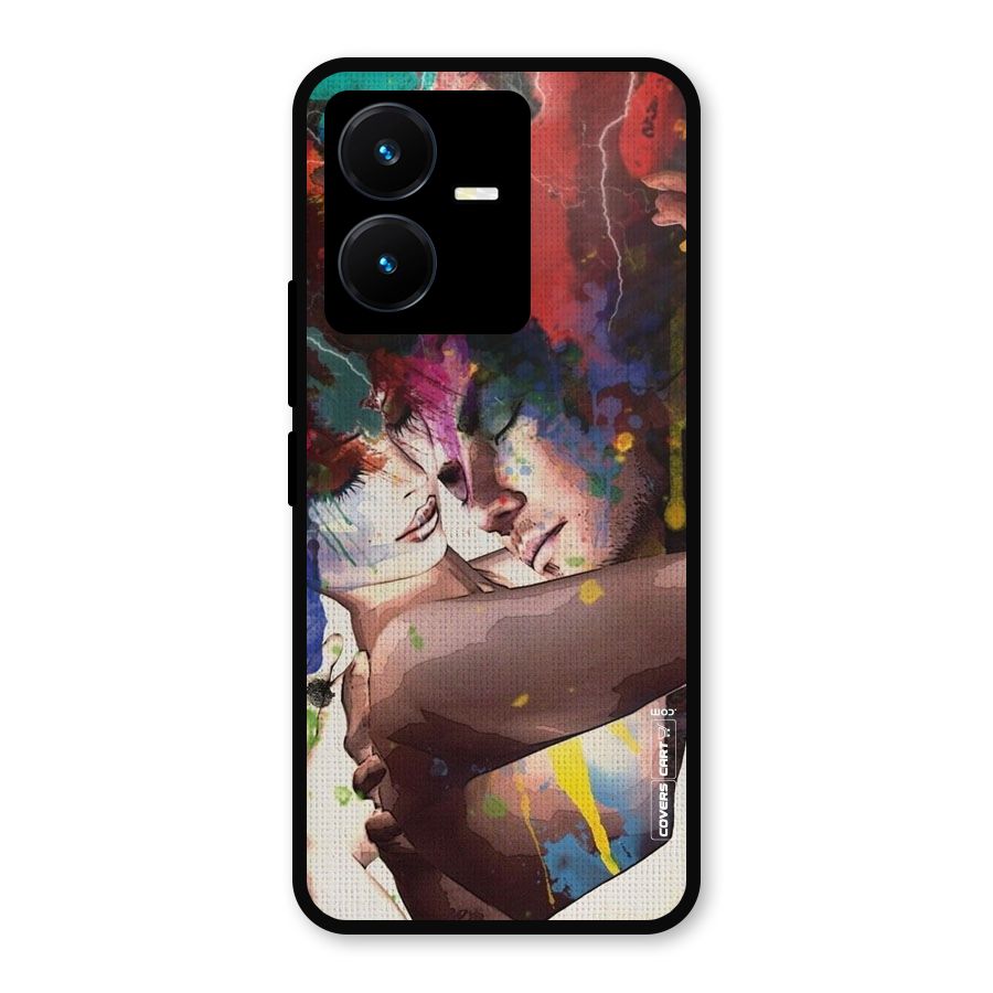 Artsy Romance Metal Back Case for Vivo Y22