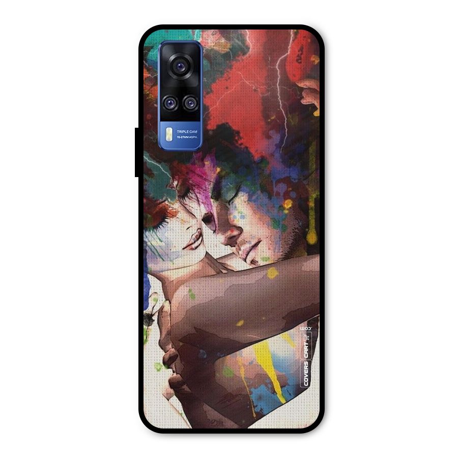 Artsy Romance Metal Back Case for Vivo Y31