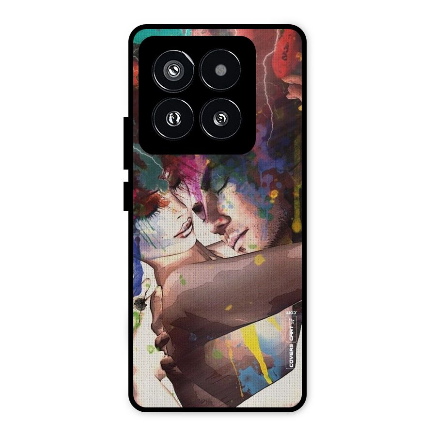 Artsy Romance Metal Back Case for Xiaomi 14 Pro
