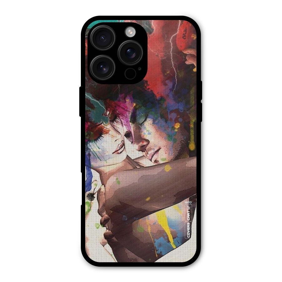 Artsy Romance Metal Back Case for iPhone 16 Pro Max