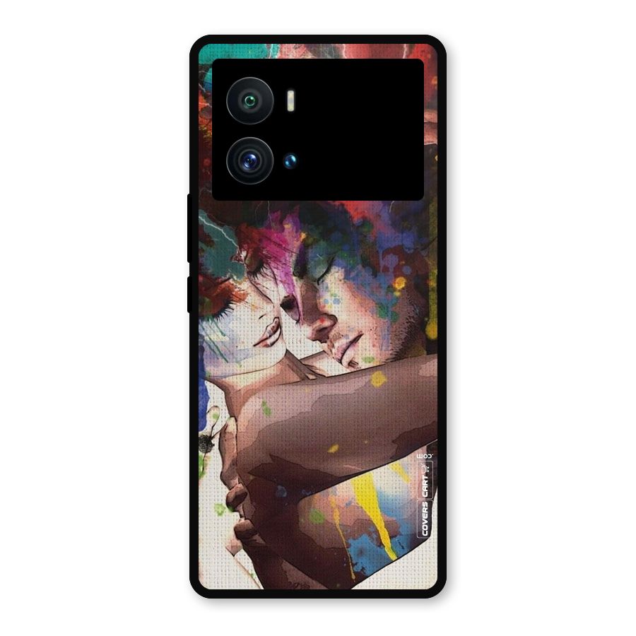 Artsy Romance Metal Back Case for iQOO 9 Pro