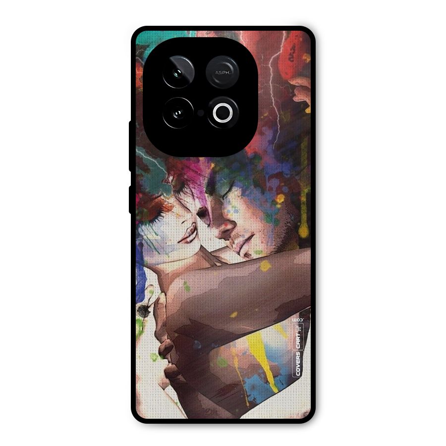 Artsy Romance Metal Back Case for iQOO Neo 10