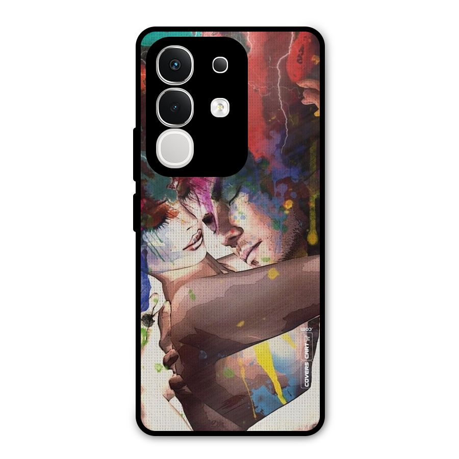Artsy Romance Metal Back Case for iQOO Z10x