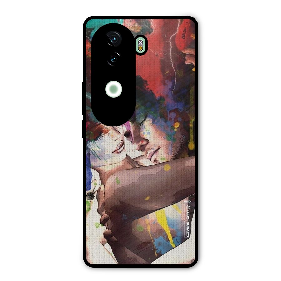 Artsy Romance Metal Back Case for iQOO Z9s