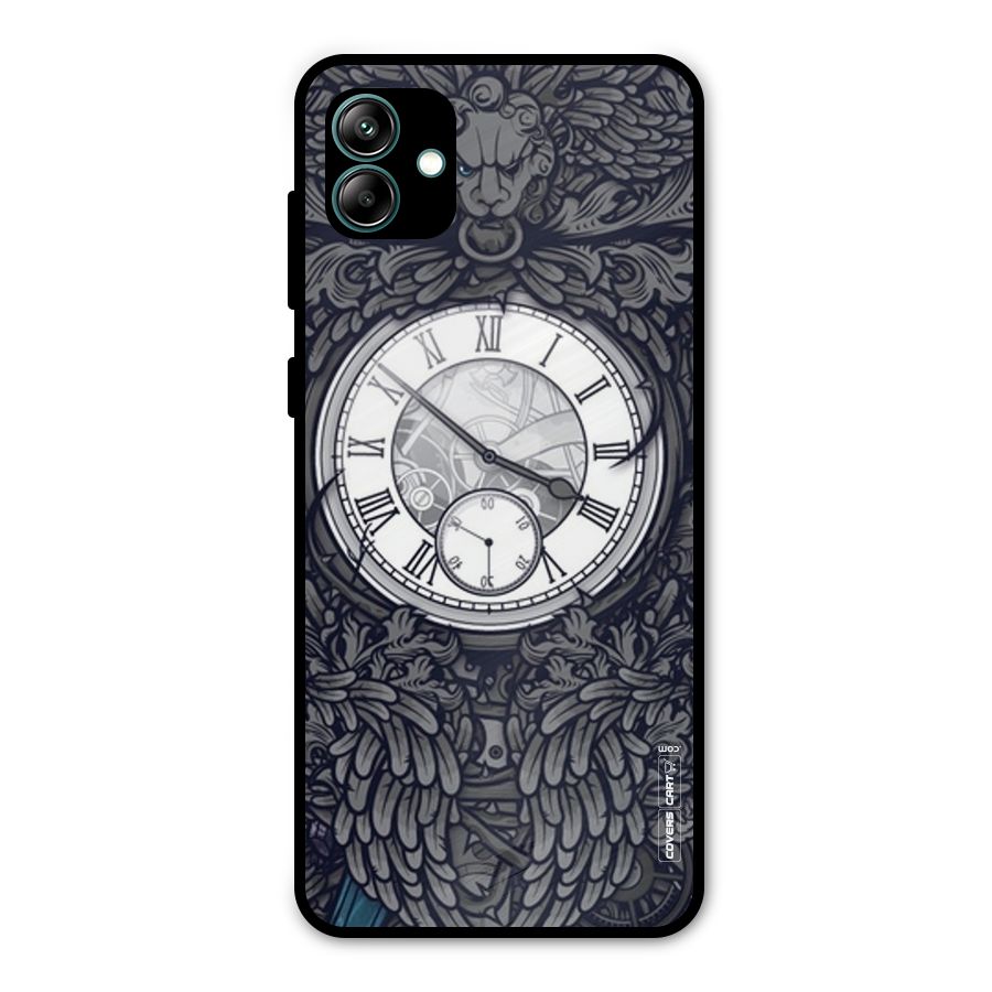 Artsy Wall Clock Metal Back Case for Galaxy A04