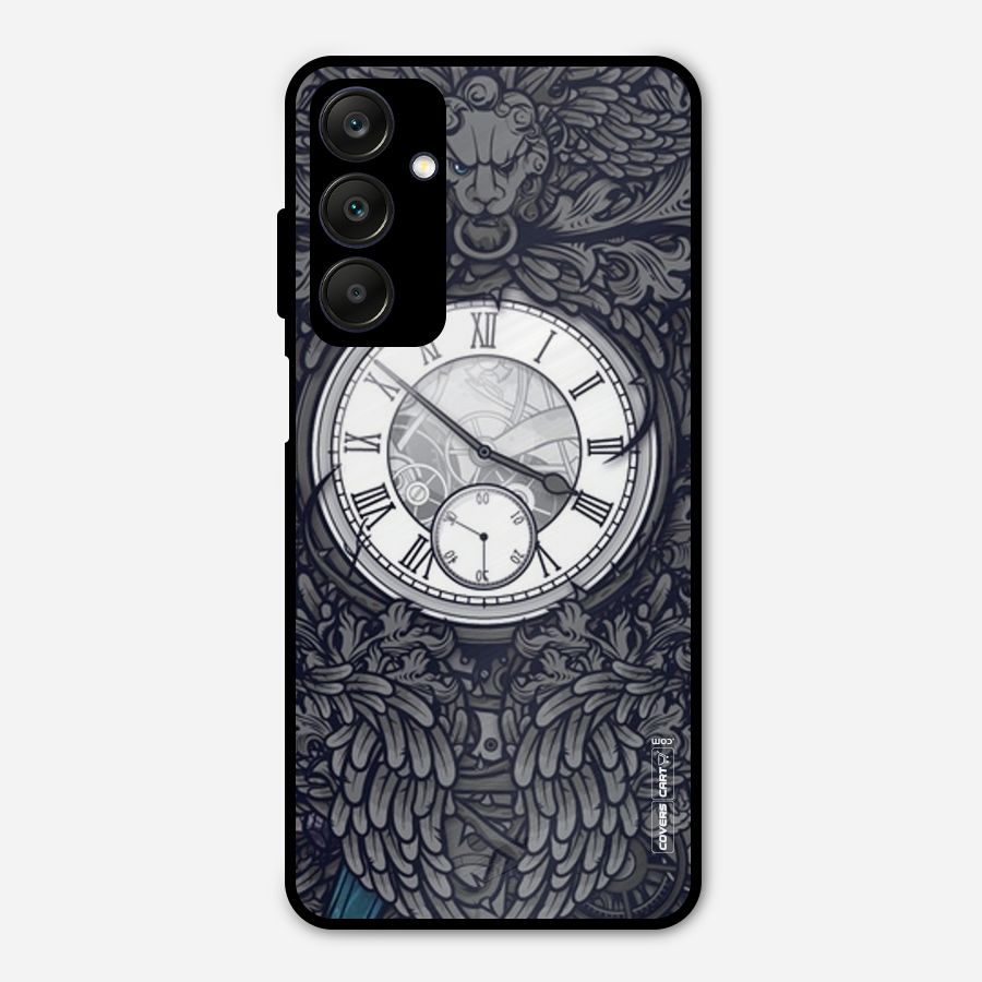 Artsy Wall Clock Metal Back Case for Galaxy A25 5G