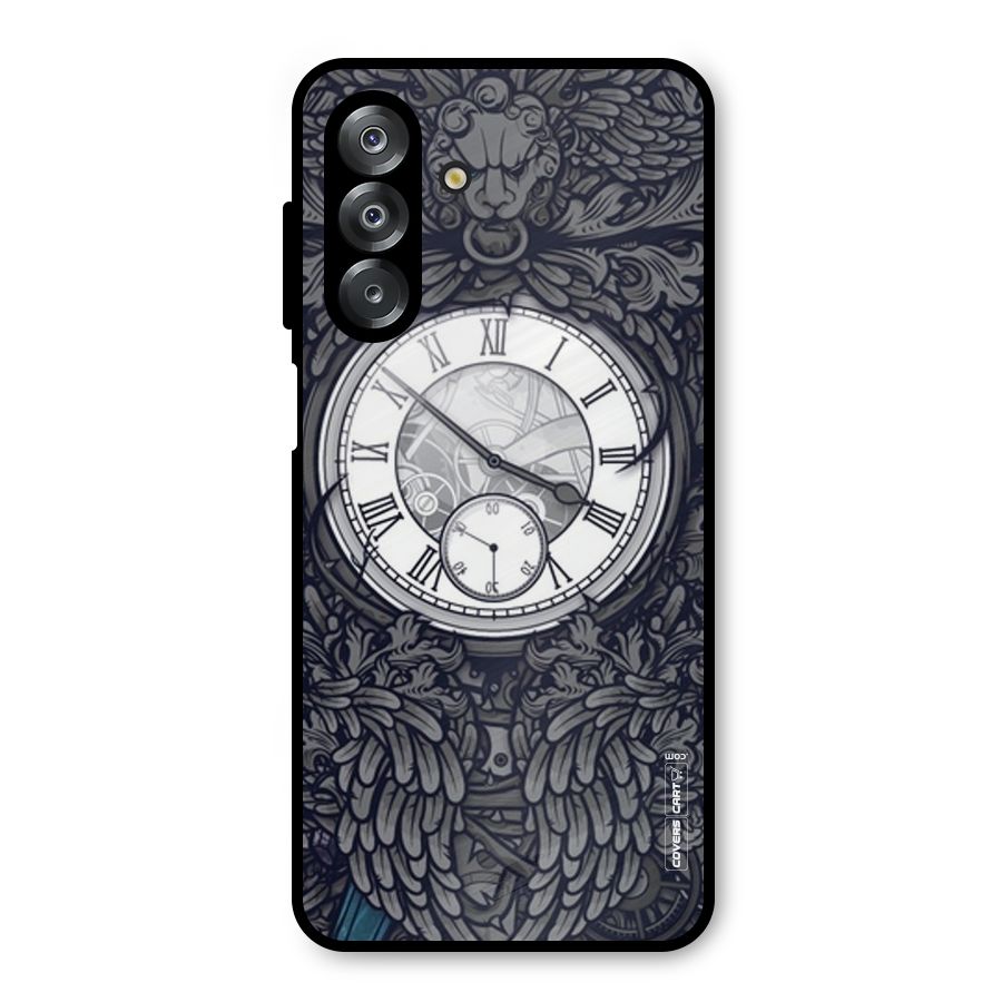 Artsy Wall Clock Metal Back Case for Galaxy A26