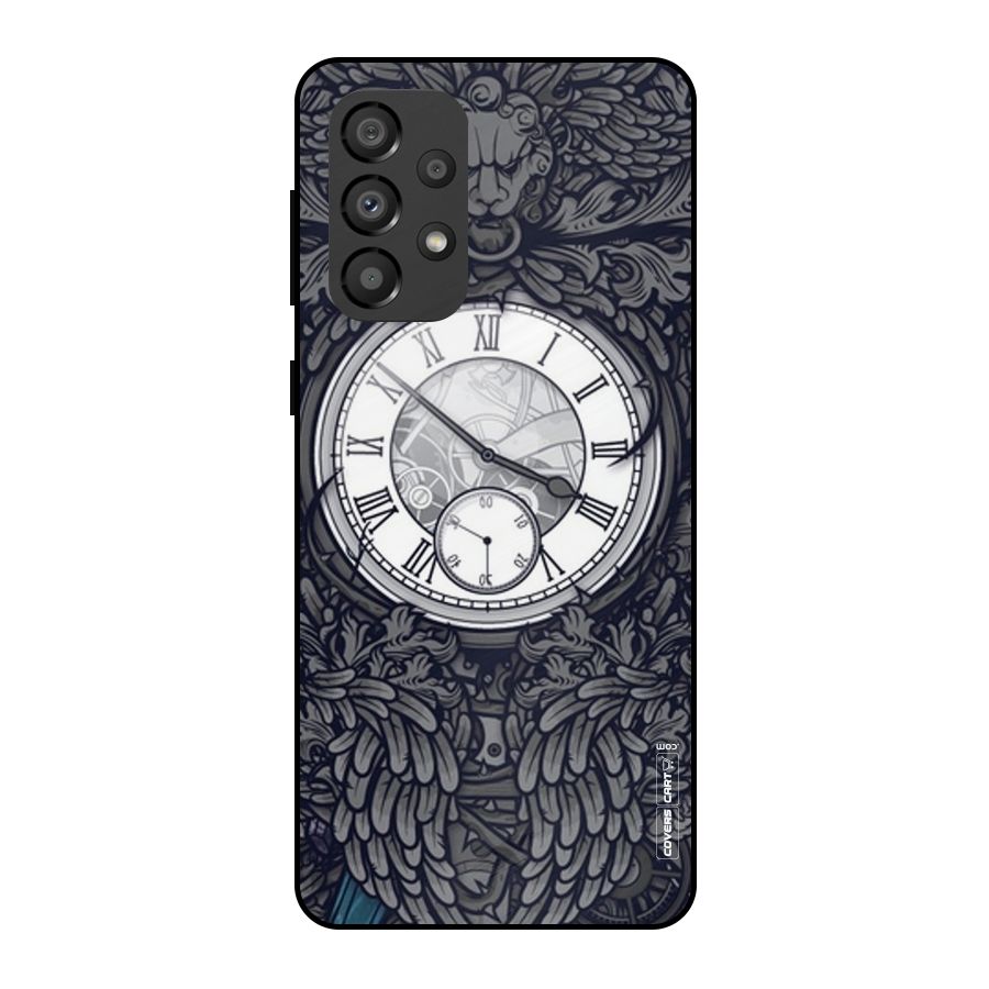 Artsy Wall Clock Metal Back Case for Galaxy A33 5G
