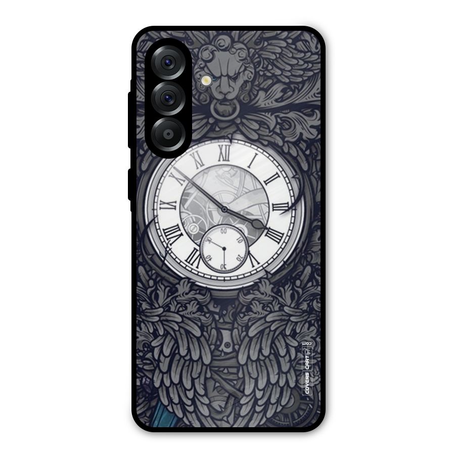 Artsy Wall Clock Metal Back Case for Galaxy A36
