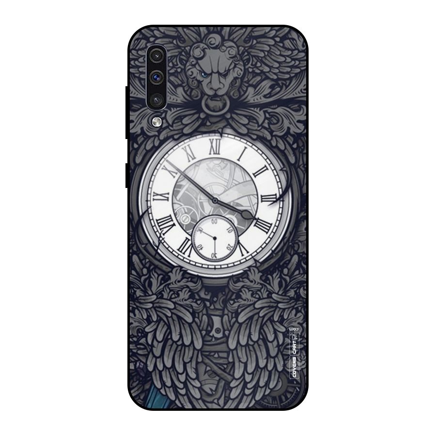 Artsy Wall Clock Metal Back Case for Galaxy A50s
