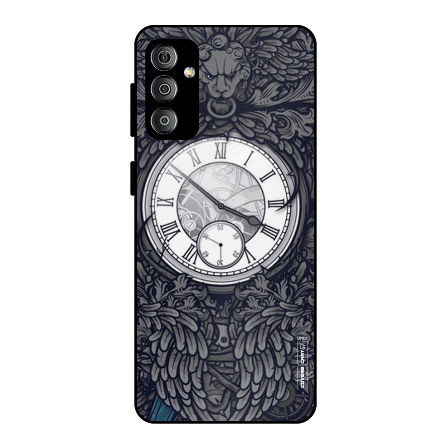 Artsy Wall Clock Metal Back Case for Galaxy F23