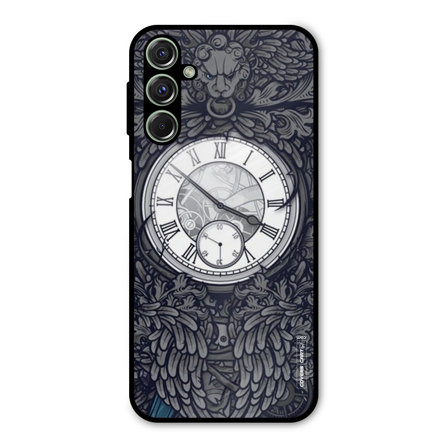 Artsy Wall Clock Metal Back Case for Galaxy M34