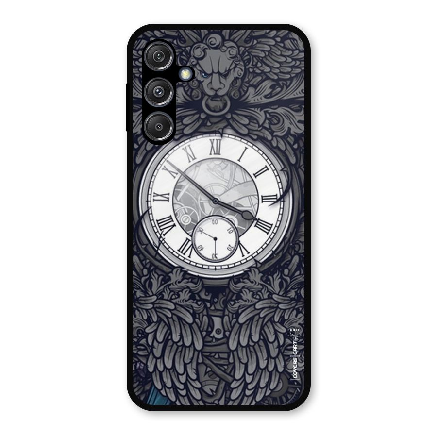 Artsy Wall Clock Metal Back Case for Galaxy M34 5G