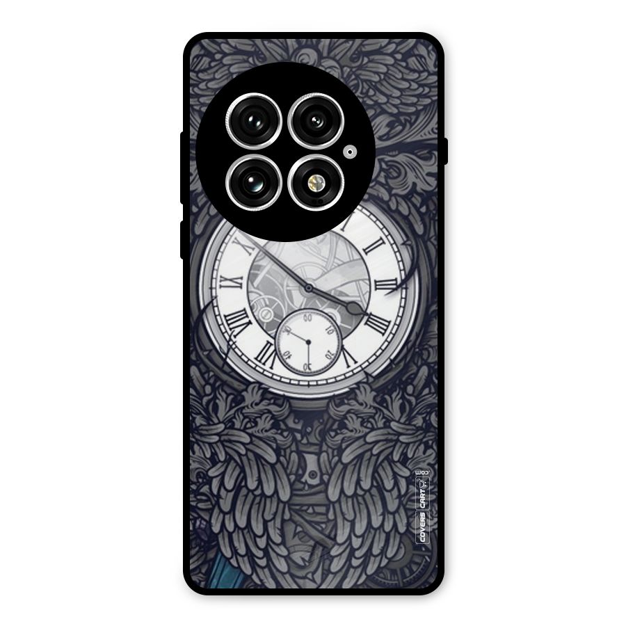Artsy Wall Clock Metal Back Case for OnePlus 13