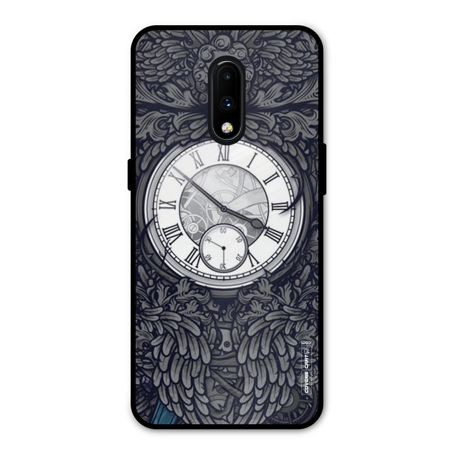 Artsy Wall Clock Metal Back Case for OnePlus 7
