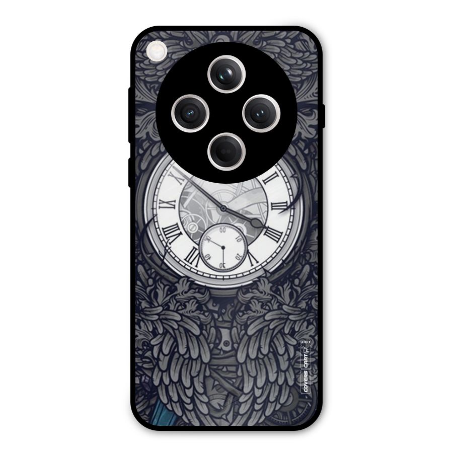 Artsy Wall Clock Metal Back Case for Oppo Find X8