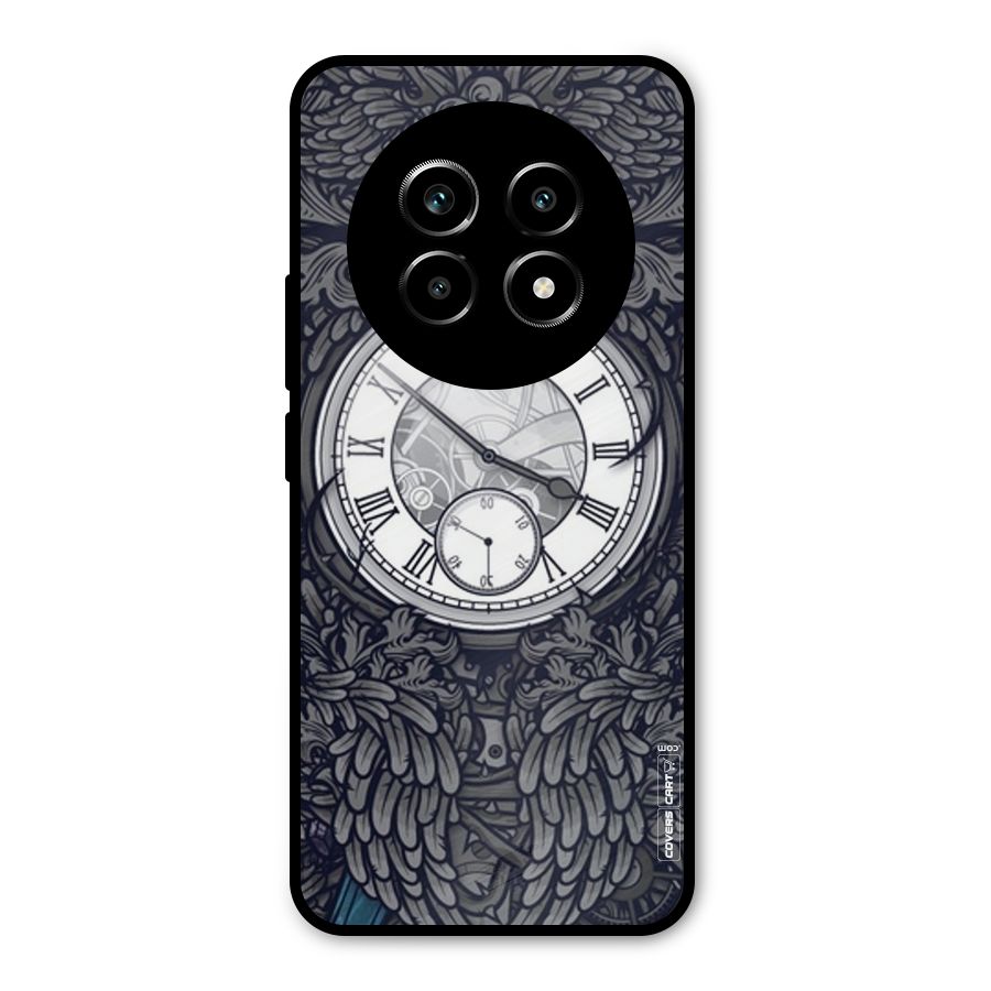 Artsy Wall Clock Metal Back Case for Realme 13 Pro