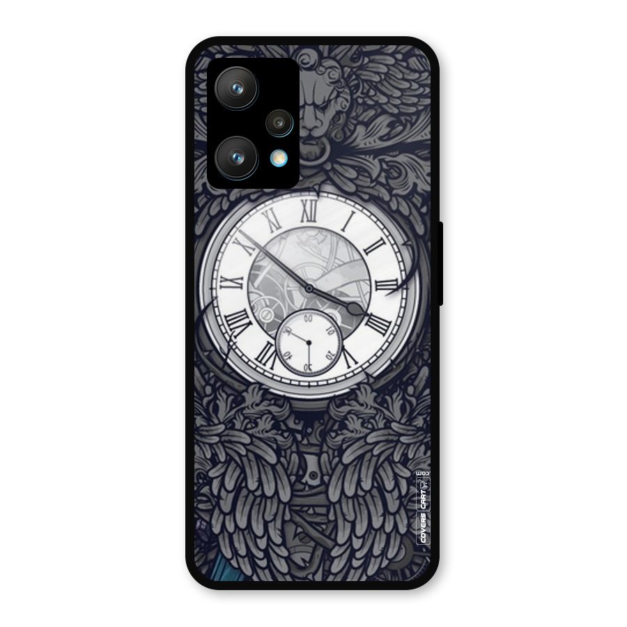 Artsy Wall Clock Metal Back Case for Realme 9 Pro Plus 5G