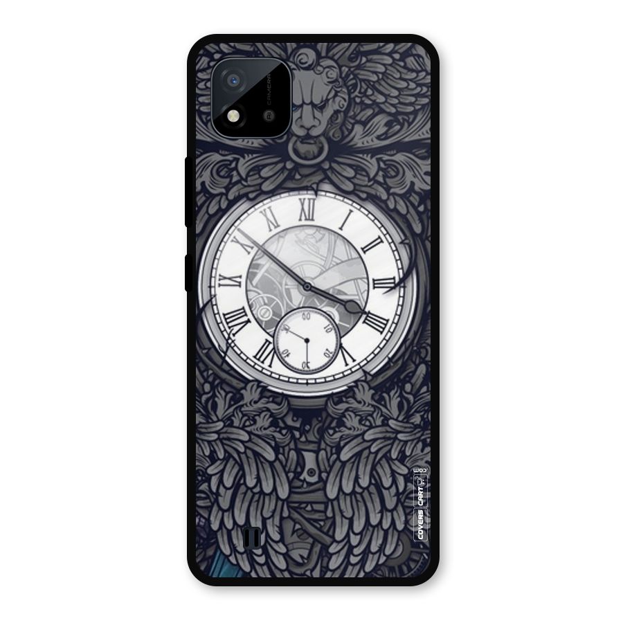 Artsy Wall Clock Metal Back Case for Realme C11 2021