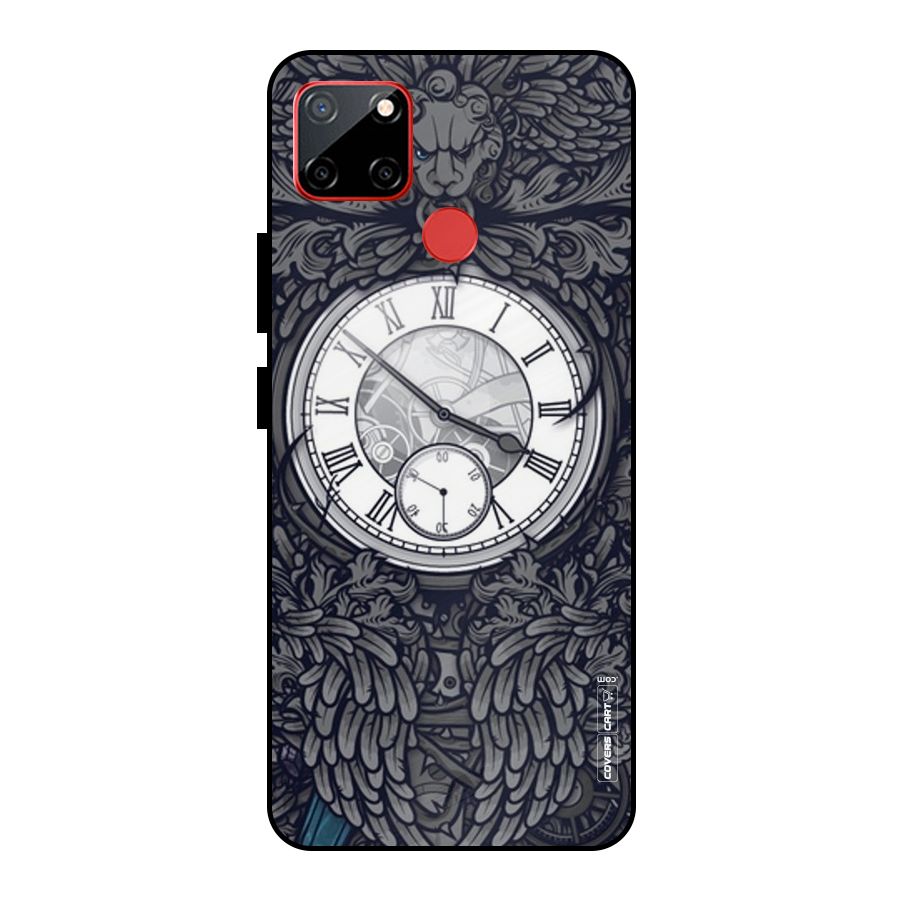 Artsy Wall Clock Metal Back Case for Realme C12