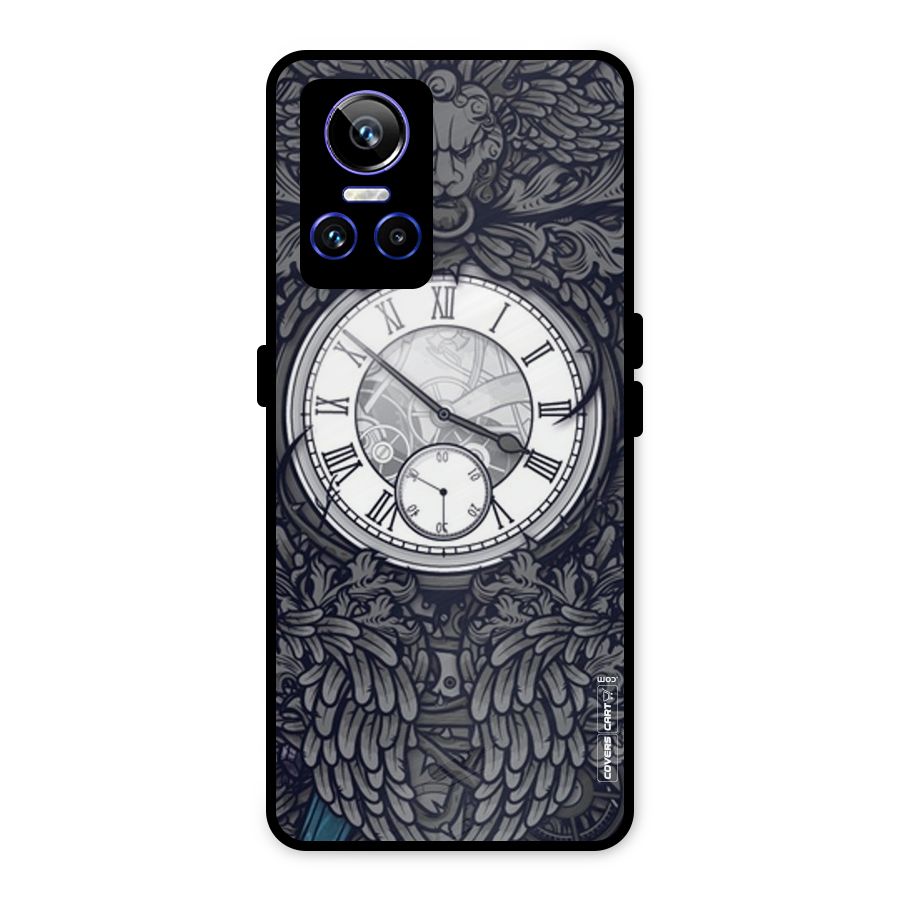 Artsy Wall Clock Metal Back Case for Realme GT Neo 3