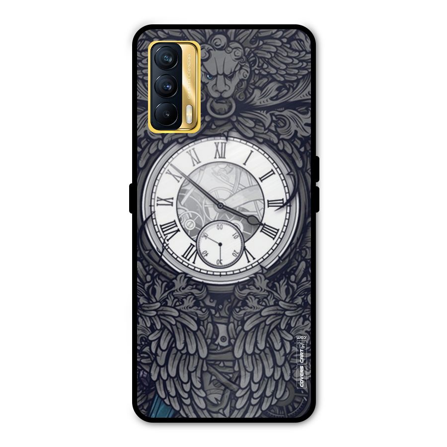 Artsy Wall Clock Metal Back Case for Realme X7