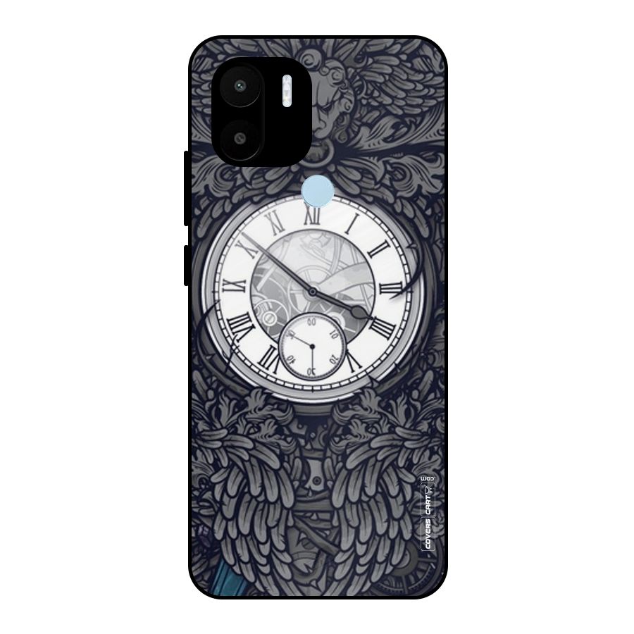 Artsy Wall Clock Metal Back Case for Redmi A1+