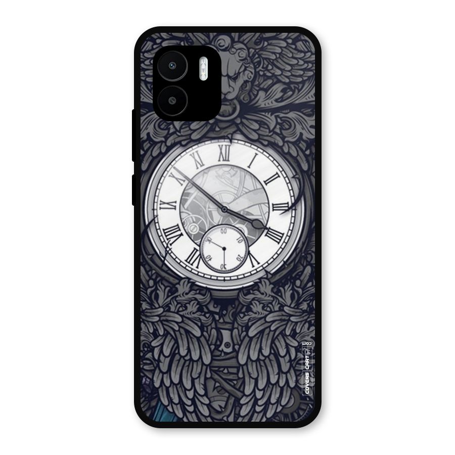 Artsy Wall Clock Metal Back Case for Redmi A2