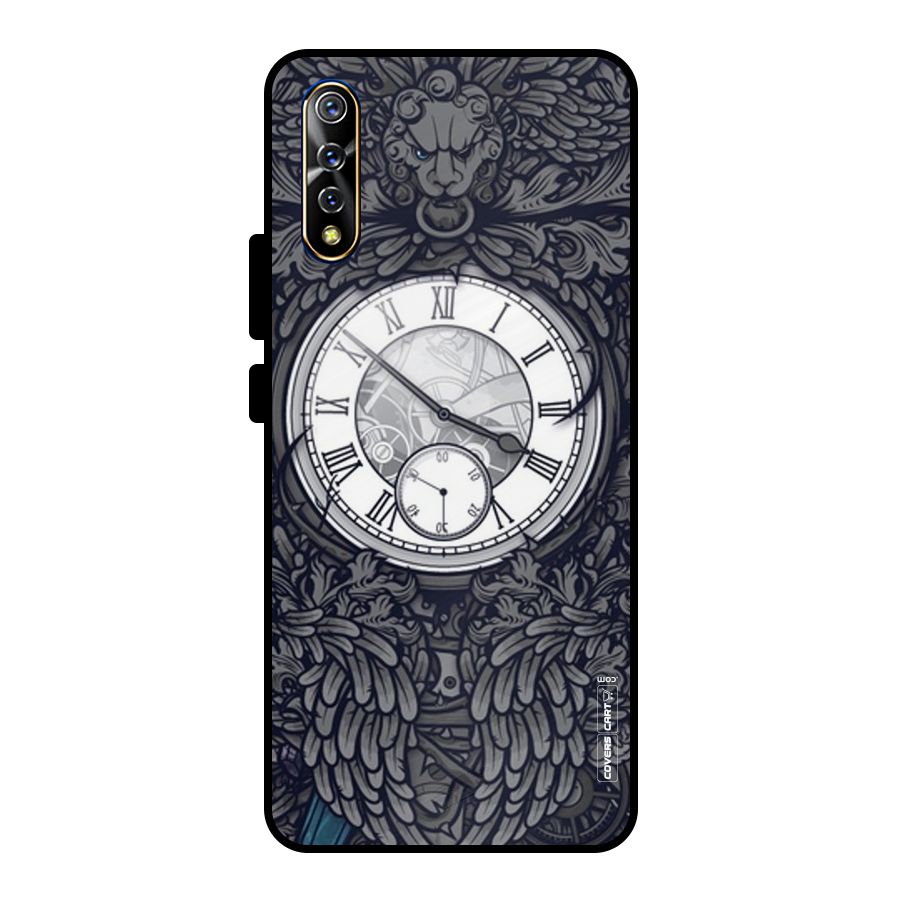 Artsy Wall Clock Metal Back Case for Vivo S1