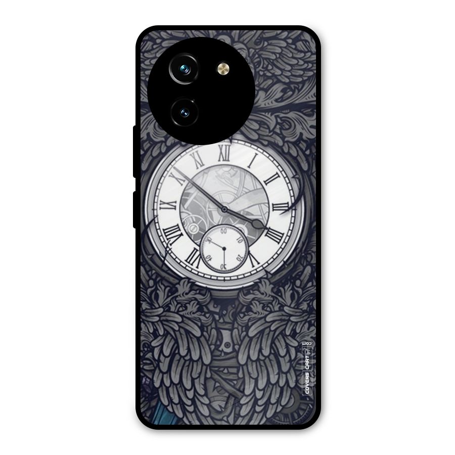 Artsy Wall Clock Metal Back Case for Vivo T3x