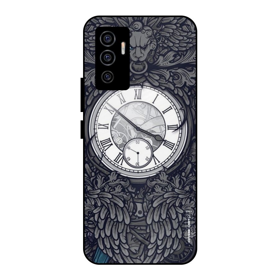 Artsy Wall Clock Metal Back Case for Vivo V23e