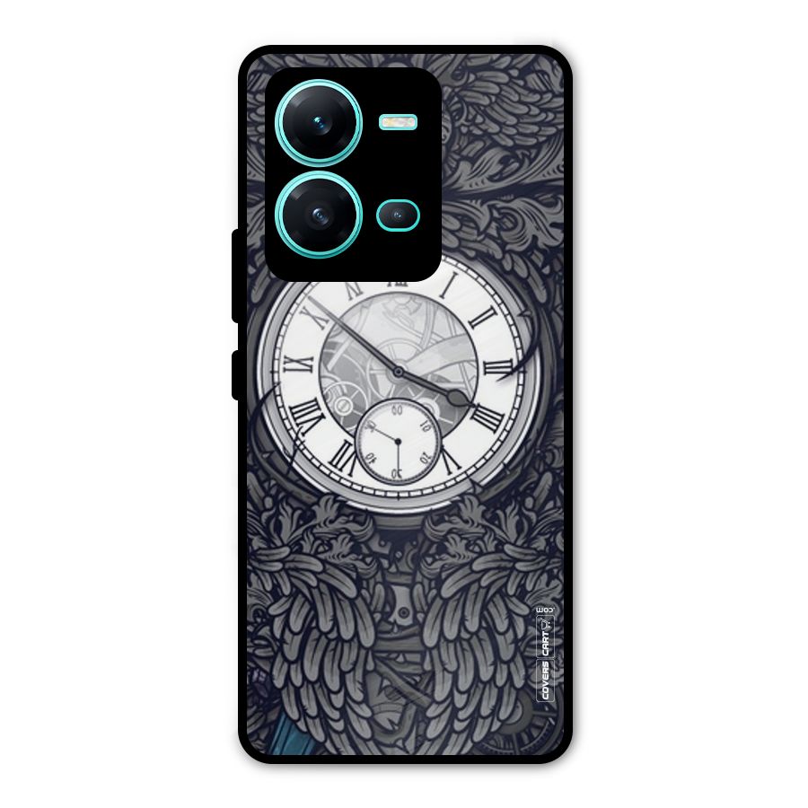 Artsy Wall Clock Metal Back Case for Vivo V25
