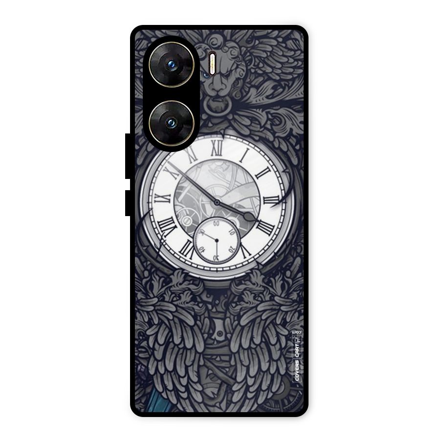 Artsy Wall Clock Metal Back Case for Vivo V29e
