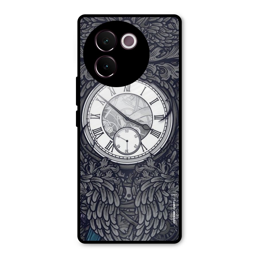 Artsy Wall Clock Metal Back Case for Vivo V30e