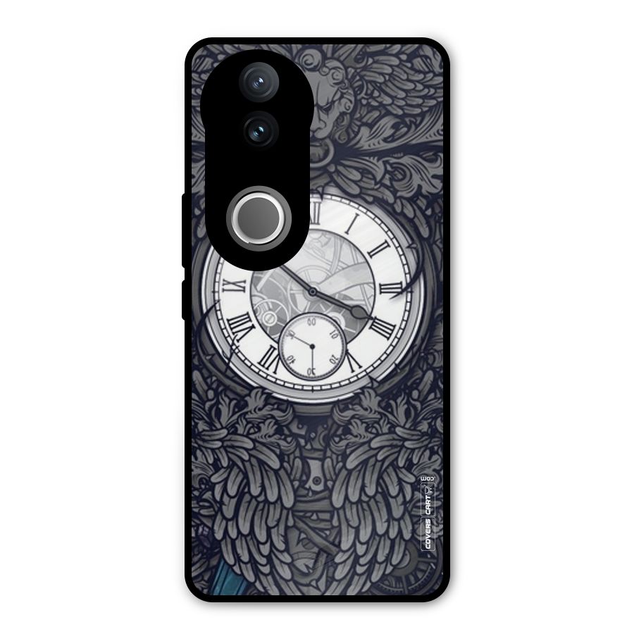 Artsy Wall Clock Metal Back Case for Vivo V50e