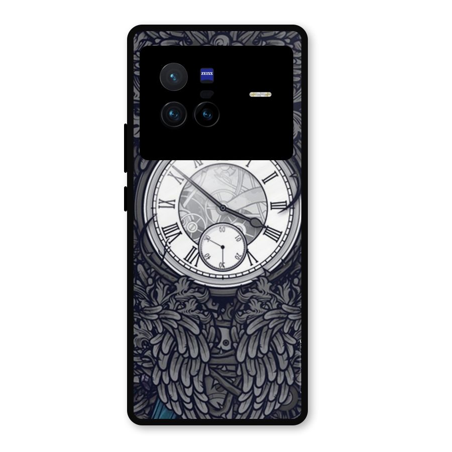 Artsy Wall Clock Metal Back Case for Vivo X80