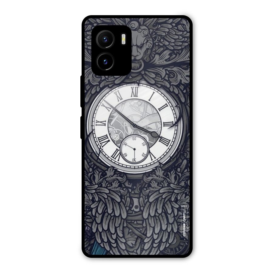 Artsy Wall Clock Metal Back Case for Vivo Y15s