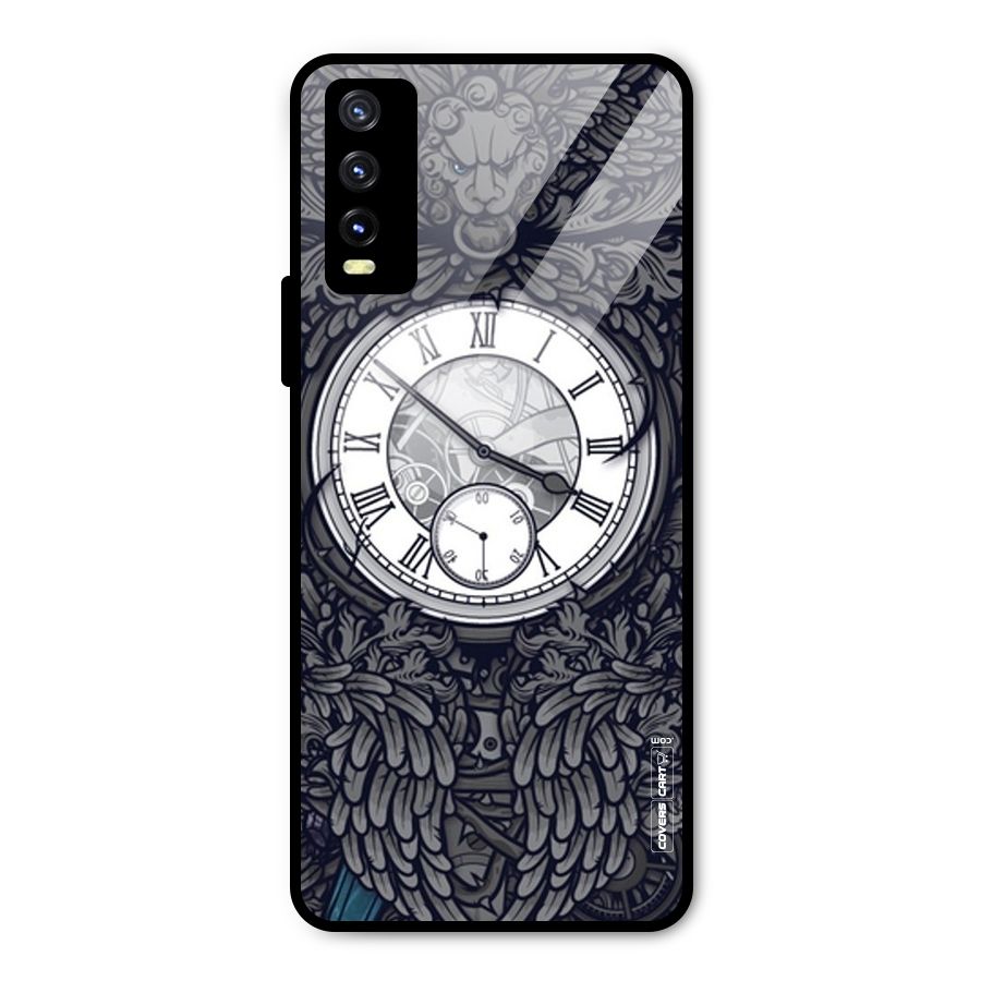 Artsy Wall Clock Metal Back Case for Vivo Y20