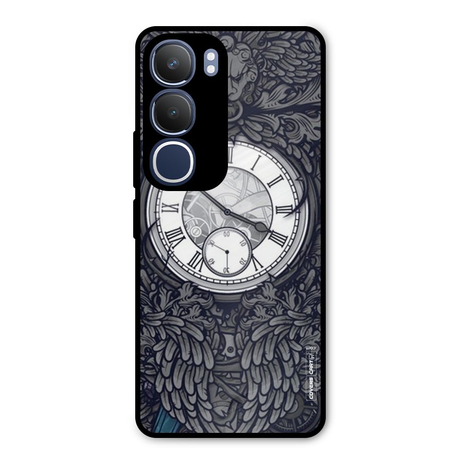 Artsy Wall Clock Metal Back Case for Vivo Y29