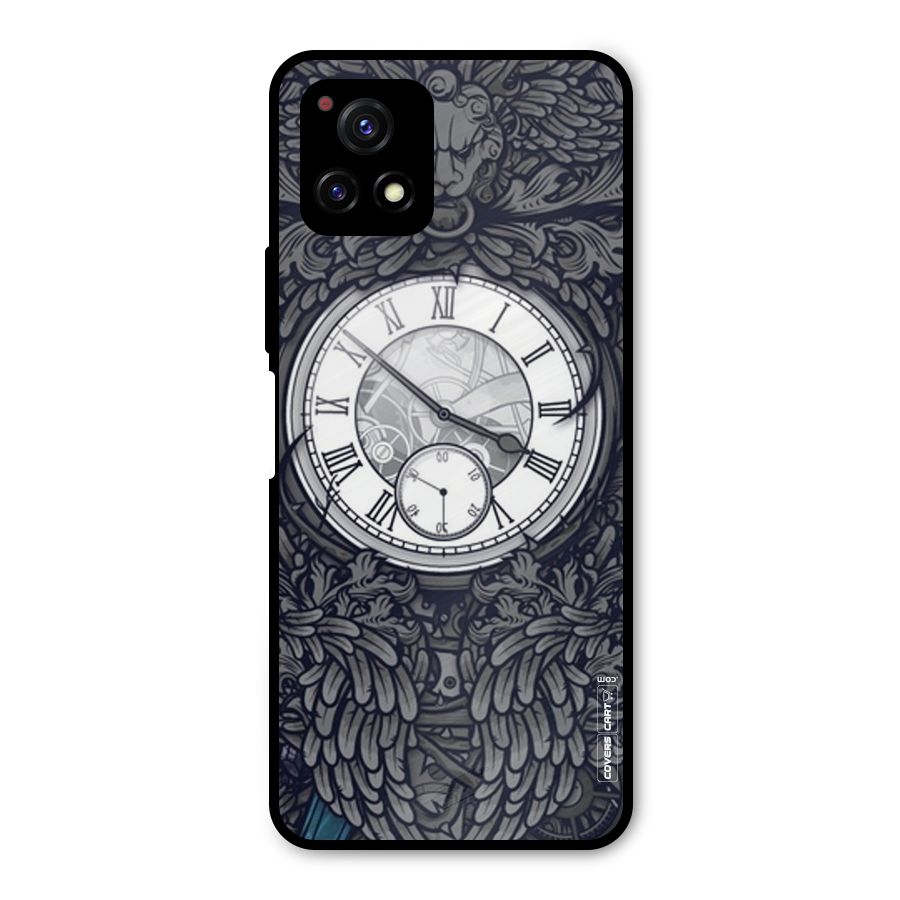 Artsy Wall Clock Metal Back Case for Vivo Y72 5G