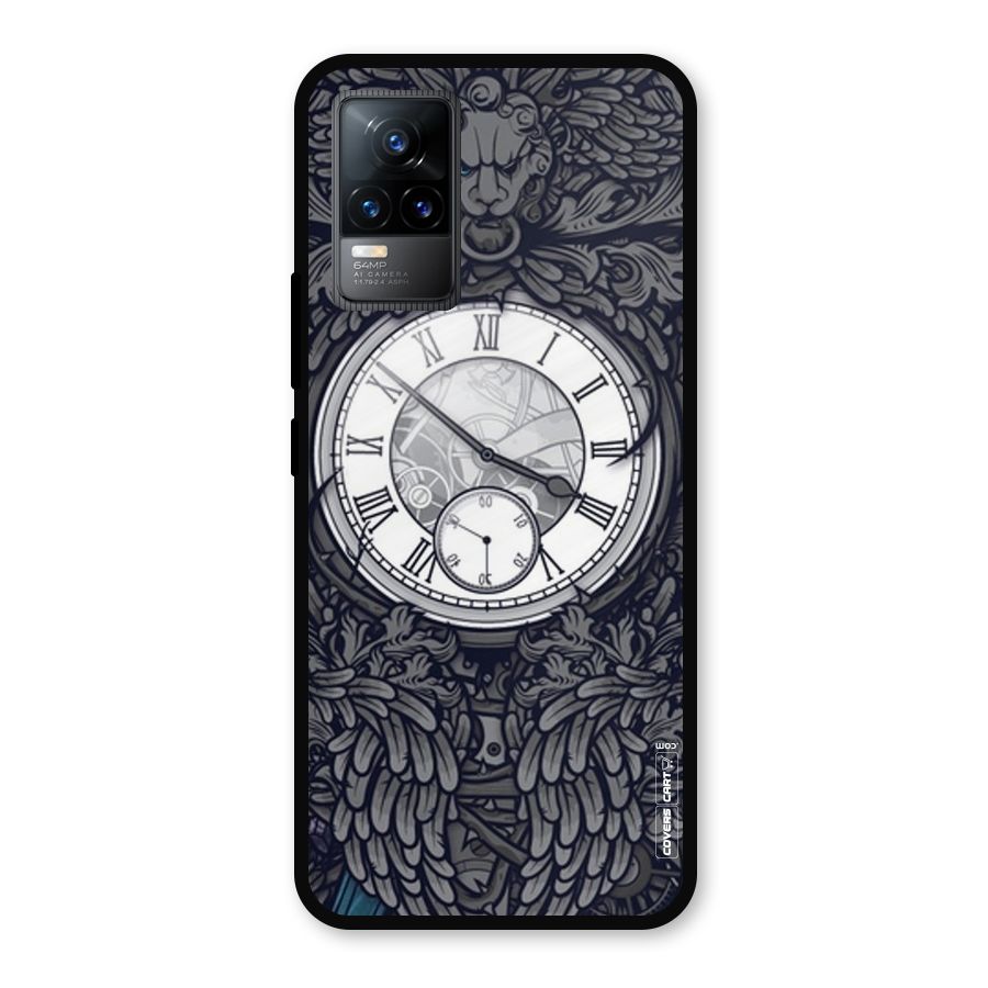 Artsy Wall Clock Metal Back Case for Vivo Y73